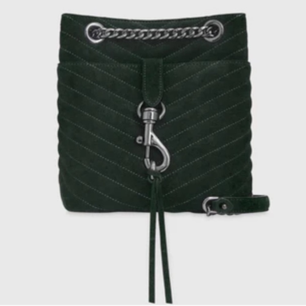 Rebecca Minkoff Bucket Bag in Bottle Green